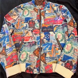 Louis Vuitton Colorful Graphic Bomber Jacket 2 side wear